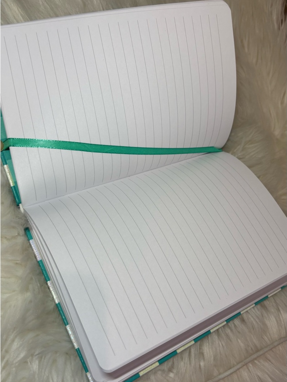 Eccolo Teal and Iridescent Checkerboard Notes Journal - Picture 7 of 10
